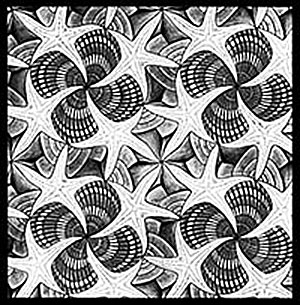 Shells & Starfish, MC Escher